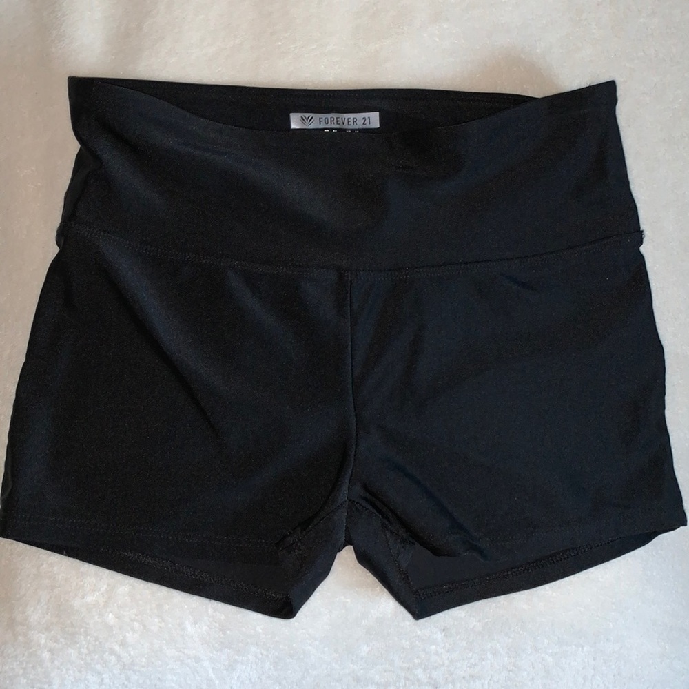 Black gym shorts